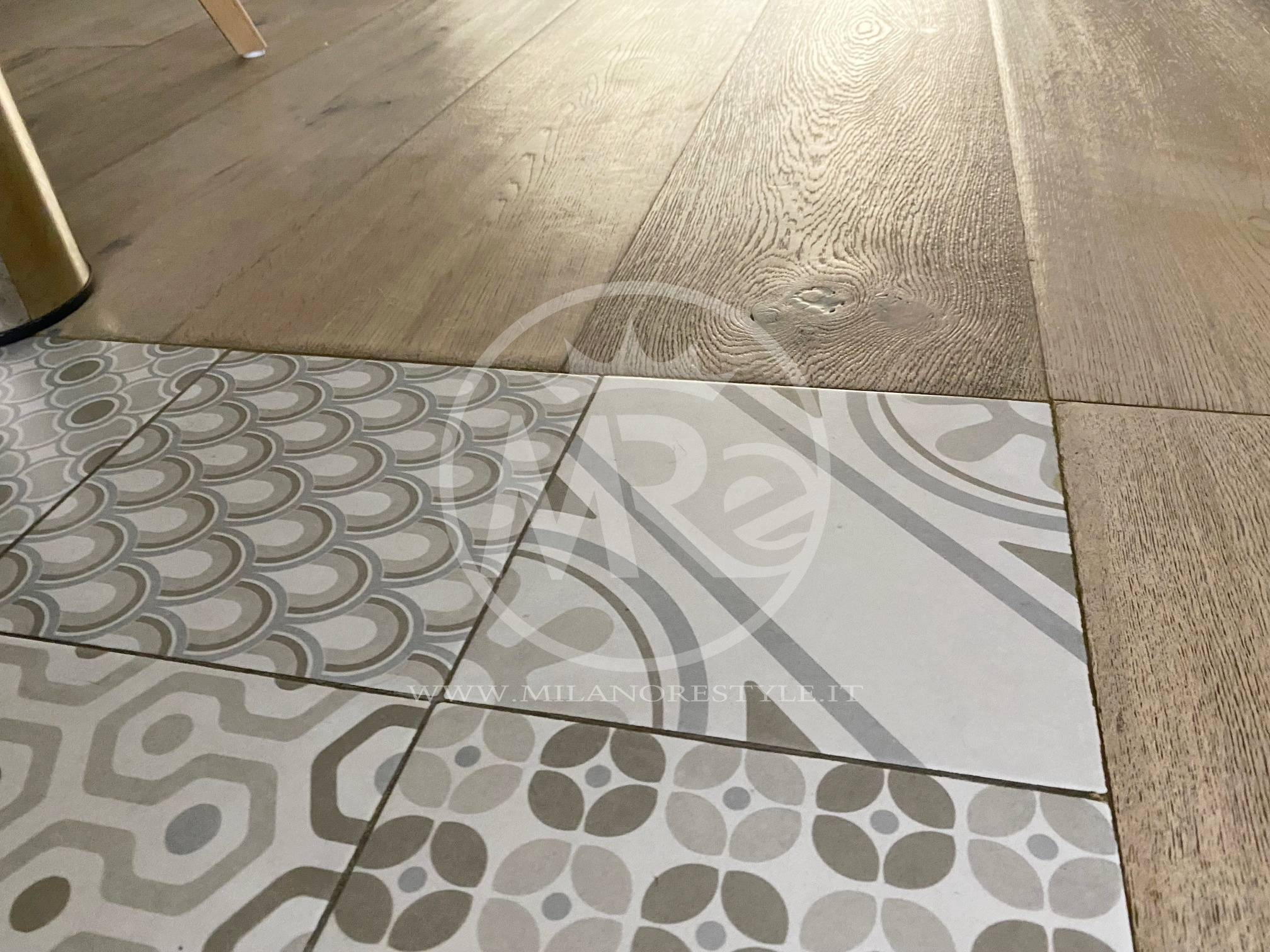 stacco cementine parquet